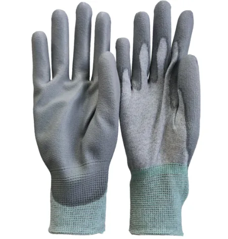 ESD Grey Carbon Nylon Palm Fit Gloves