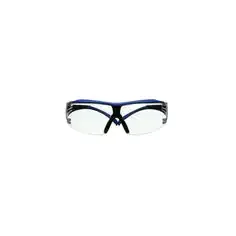 3M SecureFit 400 Series Safety Glasses SF401XSGAF-BLU, Blue/Gray, Clear Scotchgard Anti-Fog/Anti-Scratch Lens
